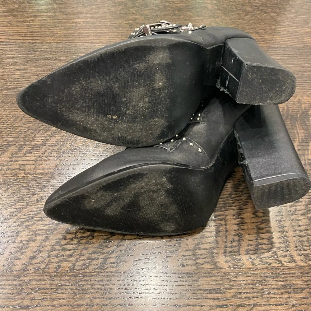 Steve Madden Comet Studded Western Booties - Picture 7 of 8